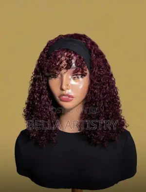 Fringe Curly Wig