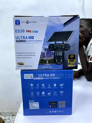 3 Lens Es30 Solar CCTV Camera