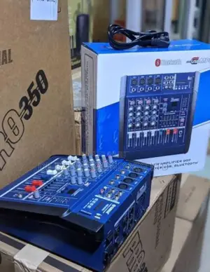 Portable 4Channel Powered Audio Mixer With USB,Bluetooth DSP Effect