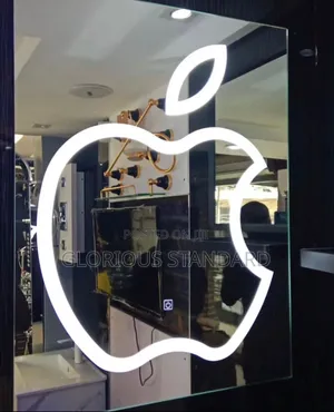 Led Apple Design Mirror With Light