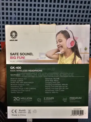 Green Lion Kiddies Wireless Bluetooth Headphone