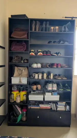 Shoe Rack and Bag Rack and Standing Mirror