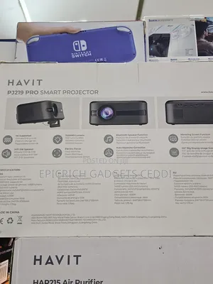 Havit Smart Projector With Android Tv, 350 Ansi Lumens
