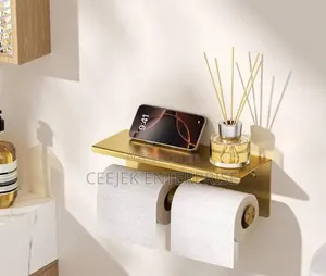 Gold Double Tissue Holder