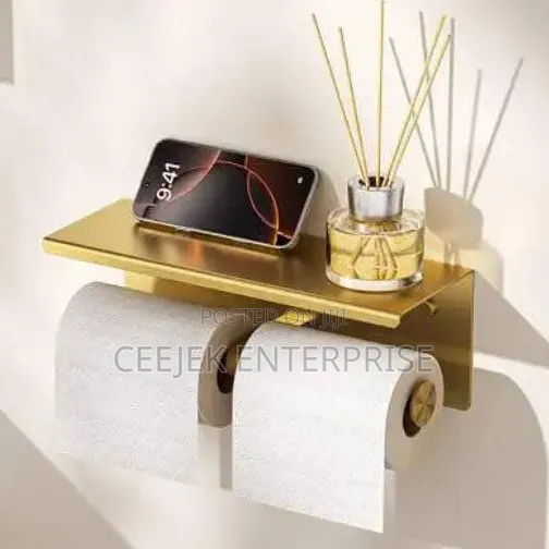 Gold Double Tissue Holder