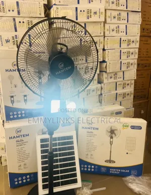 Solar Rechargeable Fan
