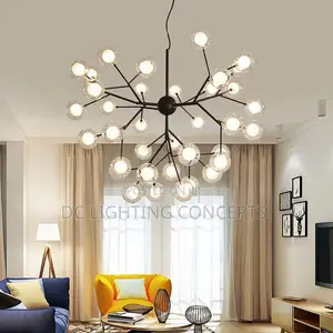 Modern Artistic Branches Glass Led Pendant Chandelier for Living Room.
