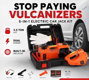 5 In 1 Electric Car Jack + Free Fuel Saver