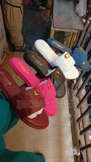 Coach Slippers and Block Hill Available