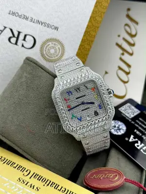 Diamond Cartier Wristwatch.