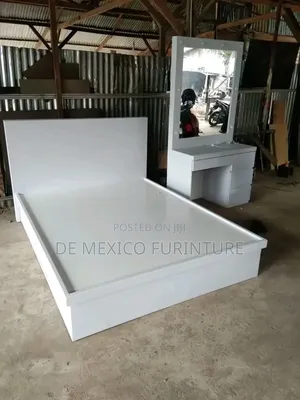 6by6 Bed Made With Only HDF White