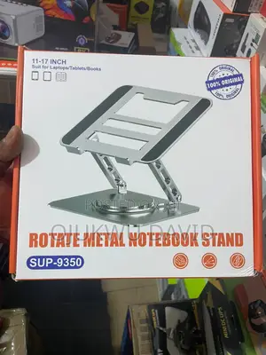 Carbon Steel Laptop and Tablet Stand
