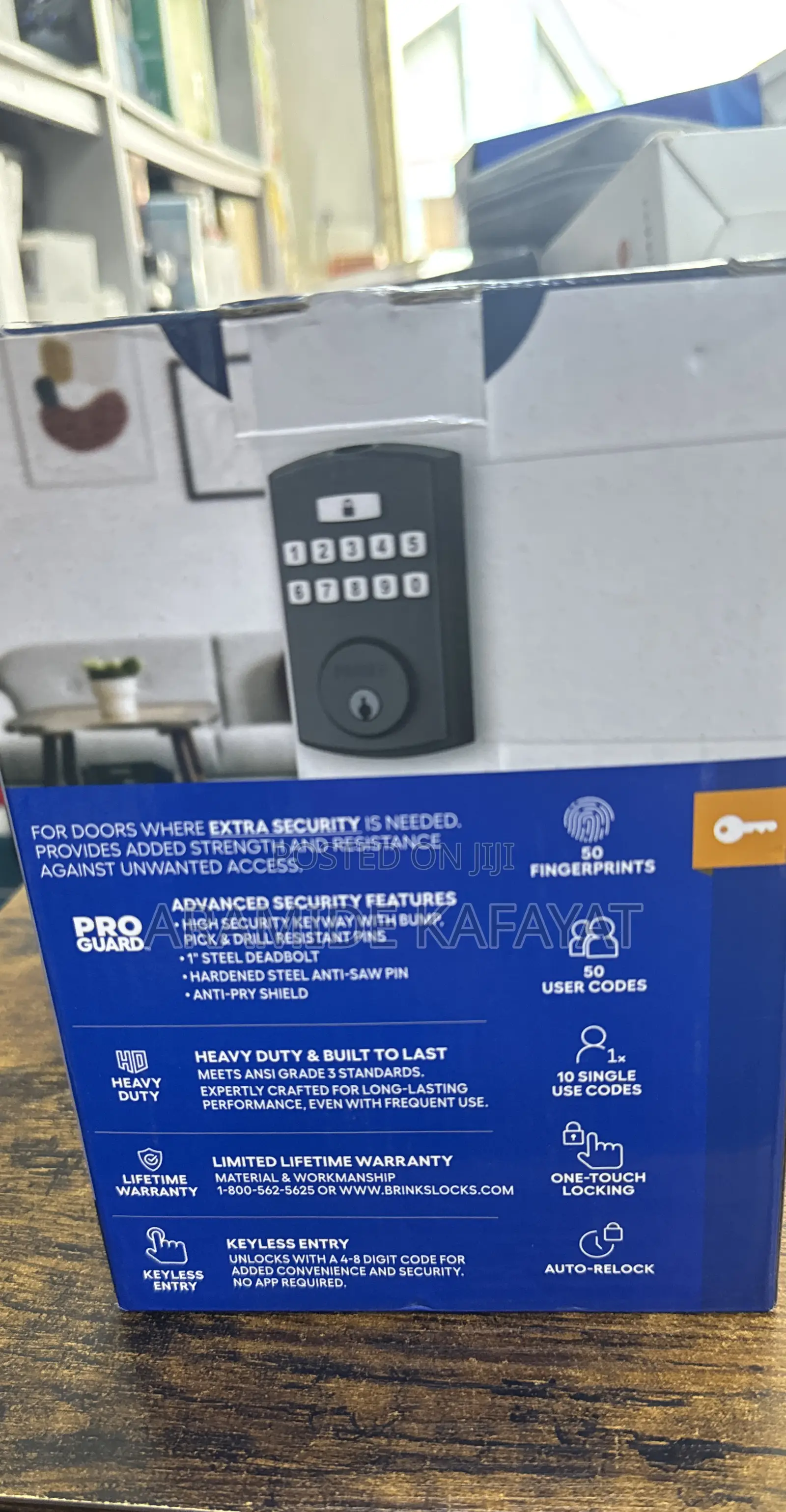 Fingerprints Electronic Deadbolt