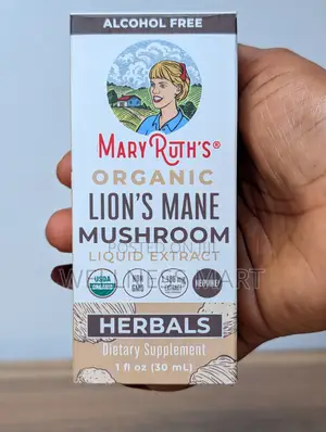 Maryruth Organic Lion's Mane Mushroom Drops - Brain Focus