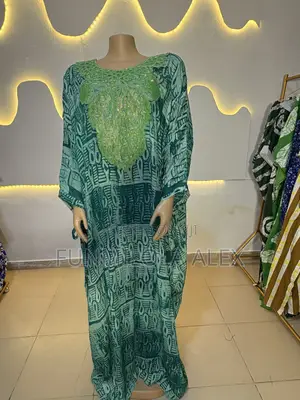 Quality Adire Crepe Dress