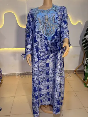 Quality Adire Crepe Dress