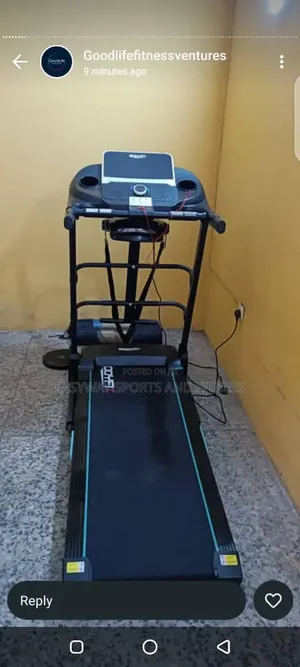 Bodyfit 3HP Motorized Treadmill With Max Weight of 140kg