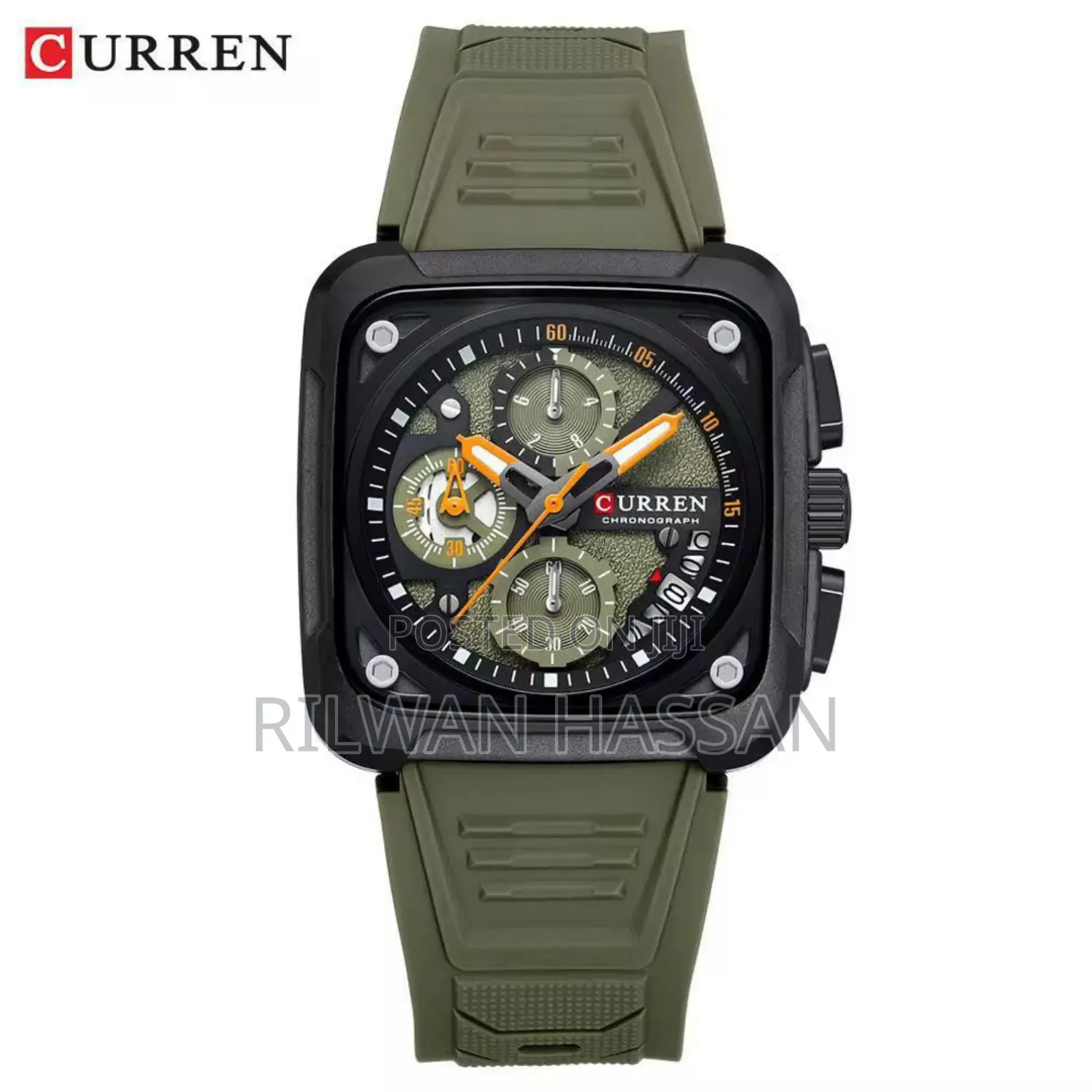 Curren Chronograph Rubber Watch