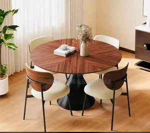 Luxury Round Wooden Dining Table (Table Only)