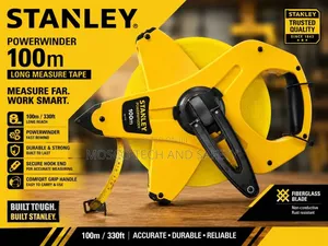 Stanley Powerwinder 100m Fiberglass Tape Measure