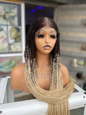 Braided Wig With a Frontal