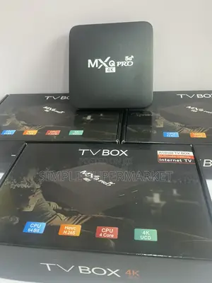 MXQ TV Box 5g Compatible With Netflix and Amazon Prime Video