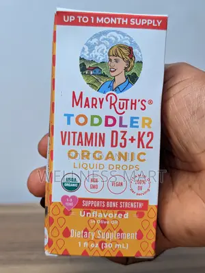 Maryruth Toddler Vitamin D3 + Drops - Strong Bones 1-3yrs