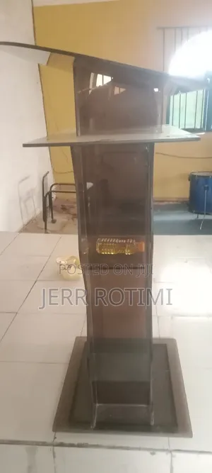 Brown Acrylic Church Pulpit/Lectern
