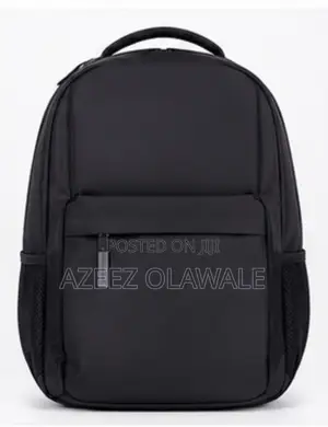 Premium Black Laptop Backpack – Stylish, Durable Spacious