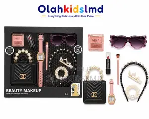 Beauty Makeup Set With Bag, Watch, Sunglasses Accessories, Ages 3+