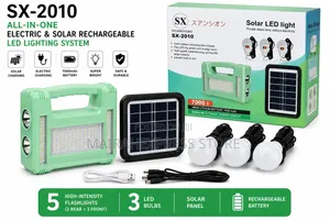 Sx-2010 All-in-One Electric Solar Rechargeable Led Lighting System