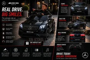 Explore With Black Mercedes-Benz Amg Ride-on Toy Car