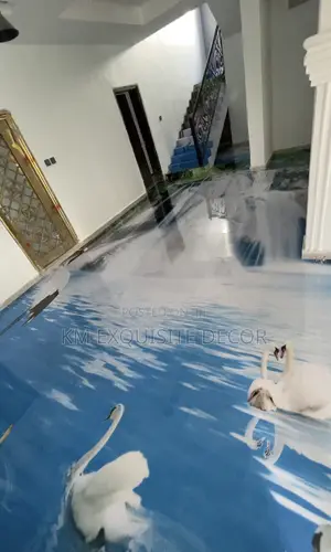 River Waterfall Epoxy Floor