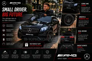 Premium Design, Unforgettable Memories With Black Amg Kids Ride-on Car
