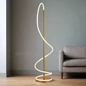 Modern Spiral Led Floor Lamp – A Statement of Luxury Elegance 