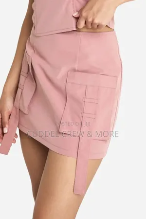 Boohoo Clay Utility Pocket Detail Mini Skirt