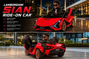 Make Birthdays Unforgettable With Red Lamborghini Sian Ride-on Car