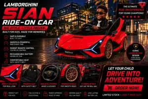 Luxury Never Looked This Adorable With Red Lamborghini Sian Kid's Car