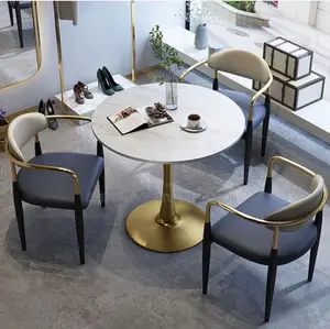 Elegant Round Table 3 Seater Dining Set