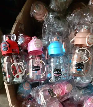 Cute Kids Water Bottle Leakproof Bpa-Free School Drinking Bottle