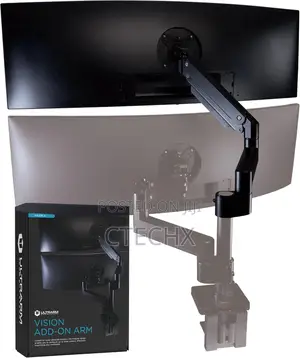 Heavy Duty Extension Arm Dual 49" Vertical Stacked Monitor Mount