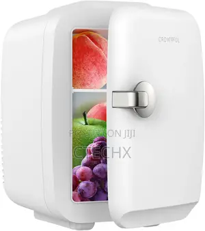Crownful Mini Fridge 4l Portable Cooler Warmer for Skin Care Food