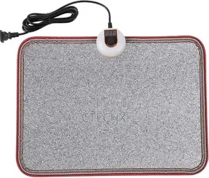 Livtribe AC 230v Heated Floor Mat for Feet. Grey
