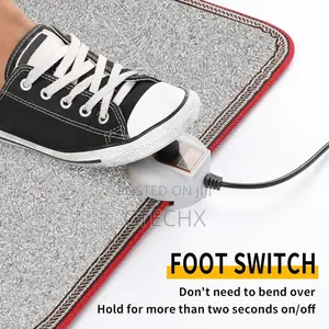 Livtribe AC 230v Heated Floor Mat for Feet. Grey