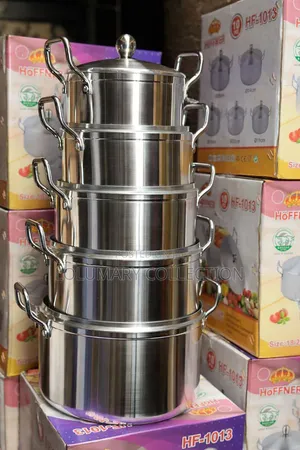 5pcs Aluminium Pot Set Hf1013 for Everyday Cooking