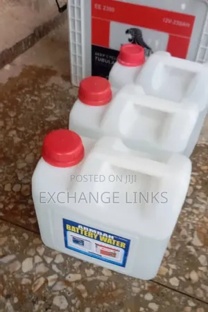 Distilled Battery Water for Ur Tubular Batteries Available
