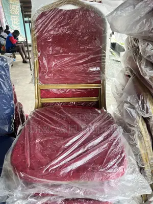 Premium Gold Frame Banquet Chairs - Brand New Stackable Event Seats