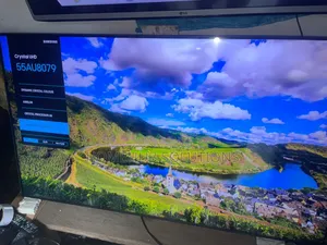 55 Inches Samsung Qled Smart Tv Air Slim With Original Remote