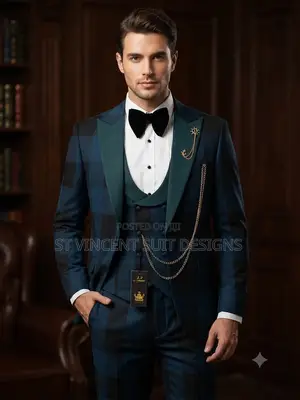 Green Checkers Suit