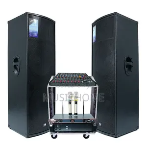 Full Package Professional Sound System With Mic, Amp and Rack